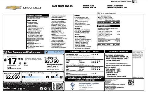 2022 Chevrolet Tahoe LS