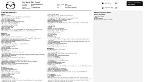 2023 Mazda CX-9 Touring