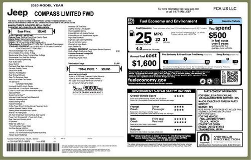 2020 Jeep Compass Limited