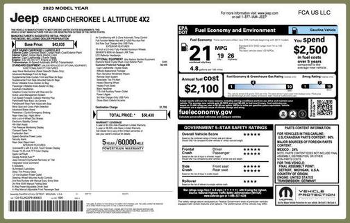 2023 Jeep Grand Cherokee L Altitude