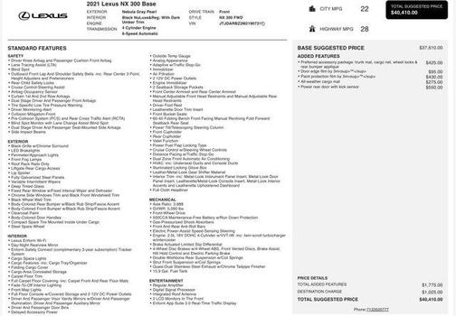 2021 Lexus NX 300 Base