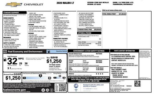 2020 Chevrolet Malibu FWD LT