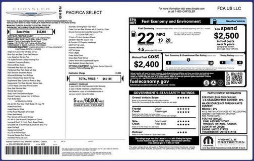 2025 Chrysler Pacifica L