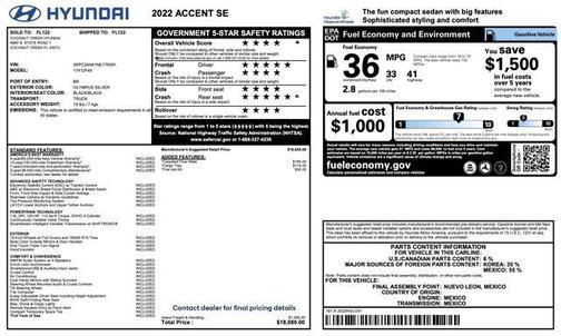 2022 Hyundai Accent SE