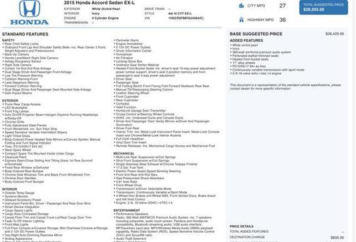 2015 Honda Accord EX-L