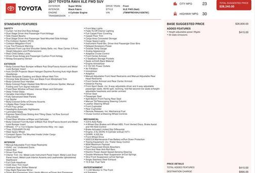 2017 Toyota RAV4 XLE