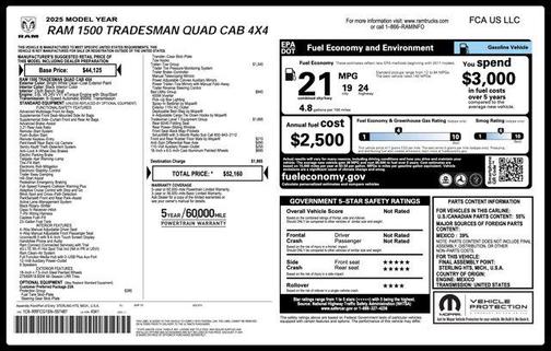 2025 RAM 1500 Tradesman
