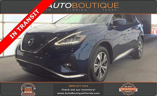 Deep Blue Pearl 2022 Nissan Murano SV Intelligent AWD