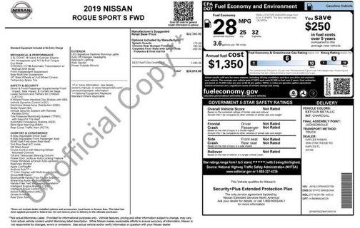 2019 Nissan Rogue Sport S