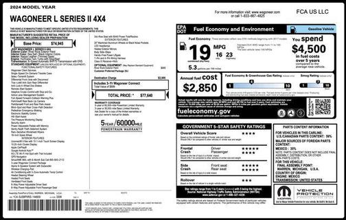 2024 Jeep Wagoneer L Series II 4x4