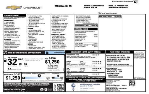 2020 Chevrolet Malibu FWD RS