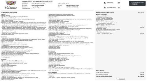 2020 Cadillac XT4 Premium Luxury