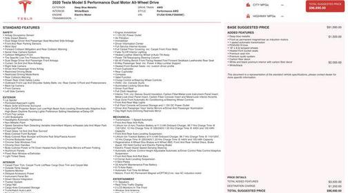 2020 Tesla Model S Performance