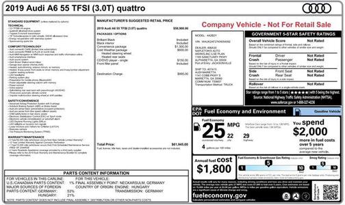 2019 Audi A6 55 Premium