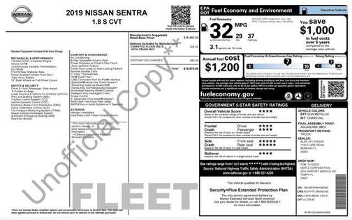 2019 Nissan Sentra S