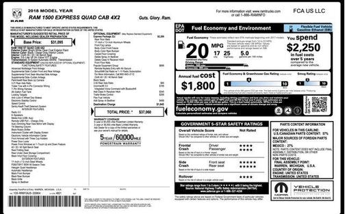 2018 RAM 1500 Express