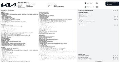 2021 Kia Soul LX