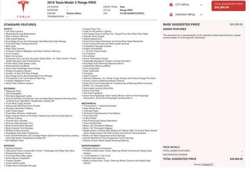 2019 Tesla Model 3 Long Range