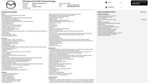 2025 Mazda CX-90 PHEV Preferred