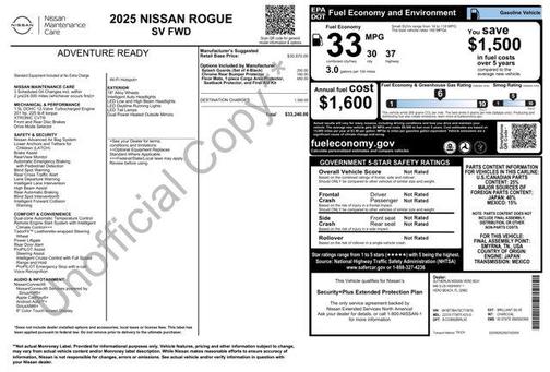 2025 Nissan Rogue SV