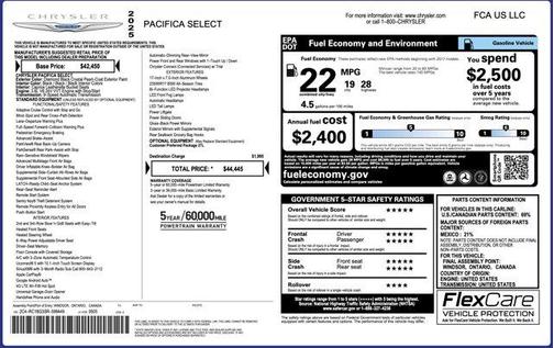 2025 Chrysler Pacifica L