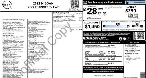 2021 Nissan Rogue Sport SV