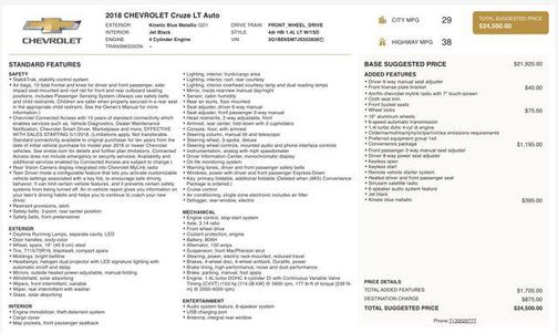 2018 Chevrolet Cruze LT