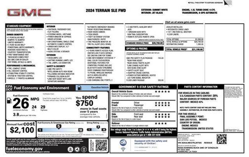 2024 GMC Terrain SLE