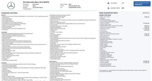 2018 Mercedes-Benz GLS 450 4MATIC