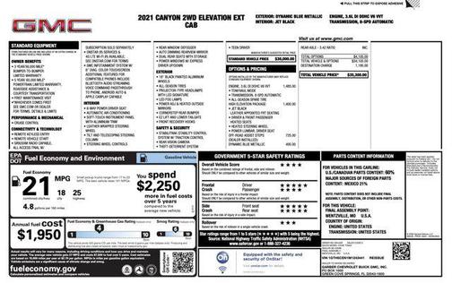 2021 GMC Canyon Elevation