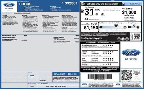 2018 Ford Focus SE