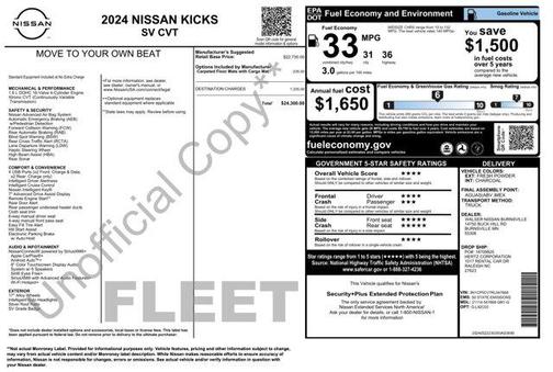 2024 Nissan Kicks SV
