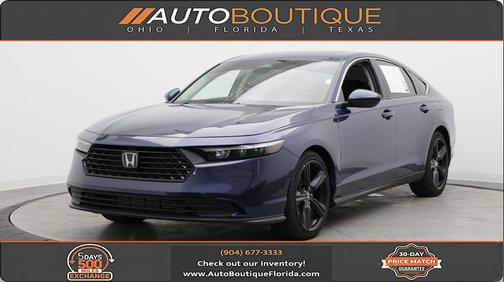 Canyon River Blue Metallic 2024 Honda Accord EX