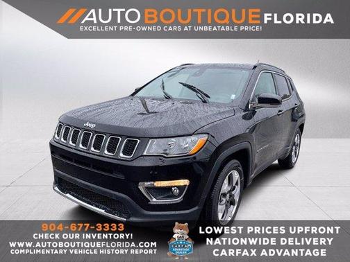 Diamond Black Crystal Pearlcoat 2020 Jeep Compass Limited
