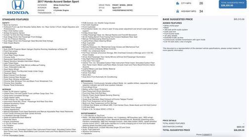 2017 Honda Accord Sport