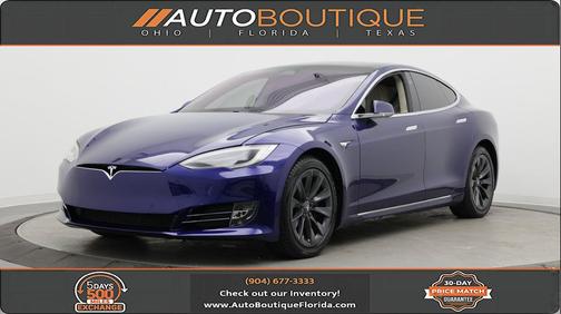 Deep Blue Metallic 2018 Tesla Model S 75D
