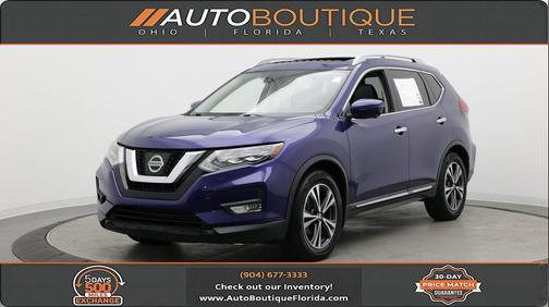Caspian Blue 2017 Nissan Rogue SL