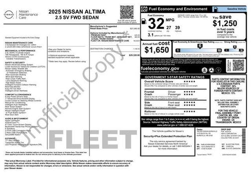 Bluestone Pearl 2025 Nissan Altima SV FWD