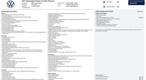 2017 Volkswagen Passat 1.8T SEL Premium