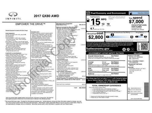 2017 INFINITI QX80 Base