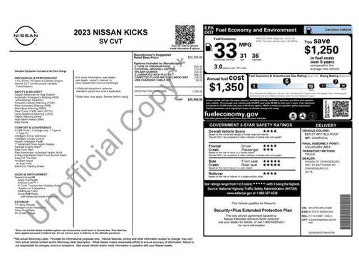 2023 Nissan Kicks SV