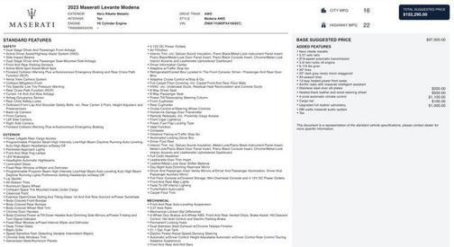 2023 Maserati Levante Modena