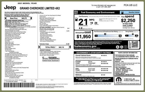 2021 Jeep Grand Cherokee Limited