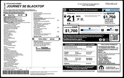 2018 Dodge Journey SE
