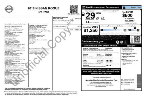 2018 Nissan Rogue SV