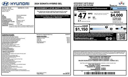 2024 Hyundai SONATA Hybrid SE