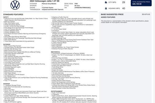 2024 Volkswagen Jetta 1.5T SE