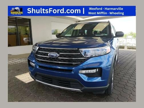ATLAS BLUE METALLIC 2023 Ford Explorer XLT