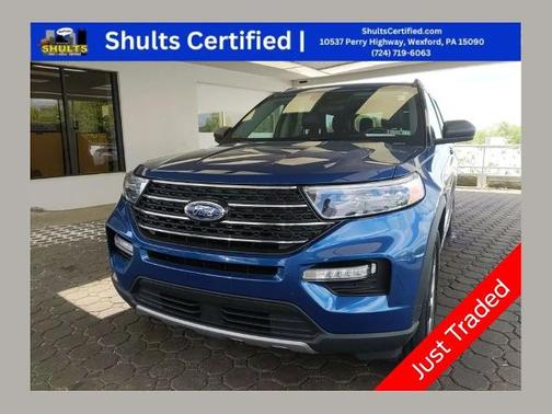 ATLAS BLUE METALLIC 2023 Ford Explorer XLT