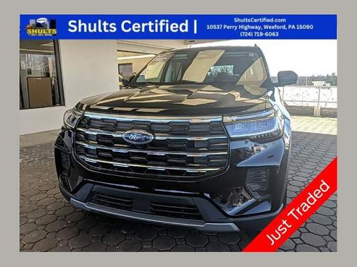 AGATE BLACK METALLIC 2025 Ford Explorer ACTIVE